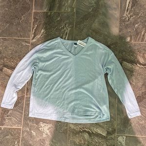 Light blue sweater top